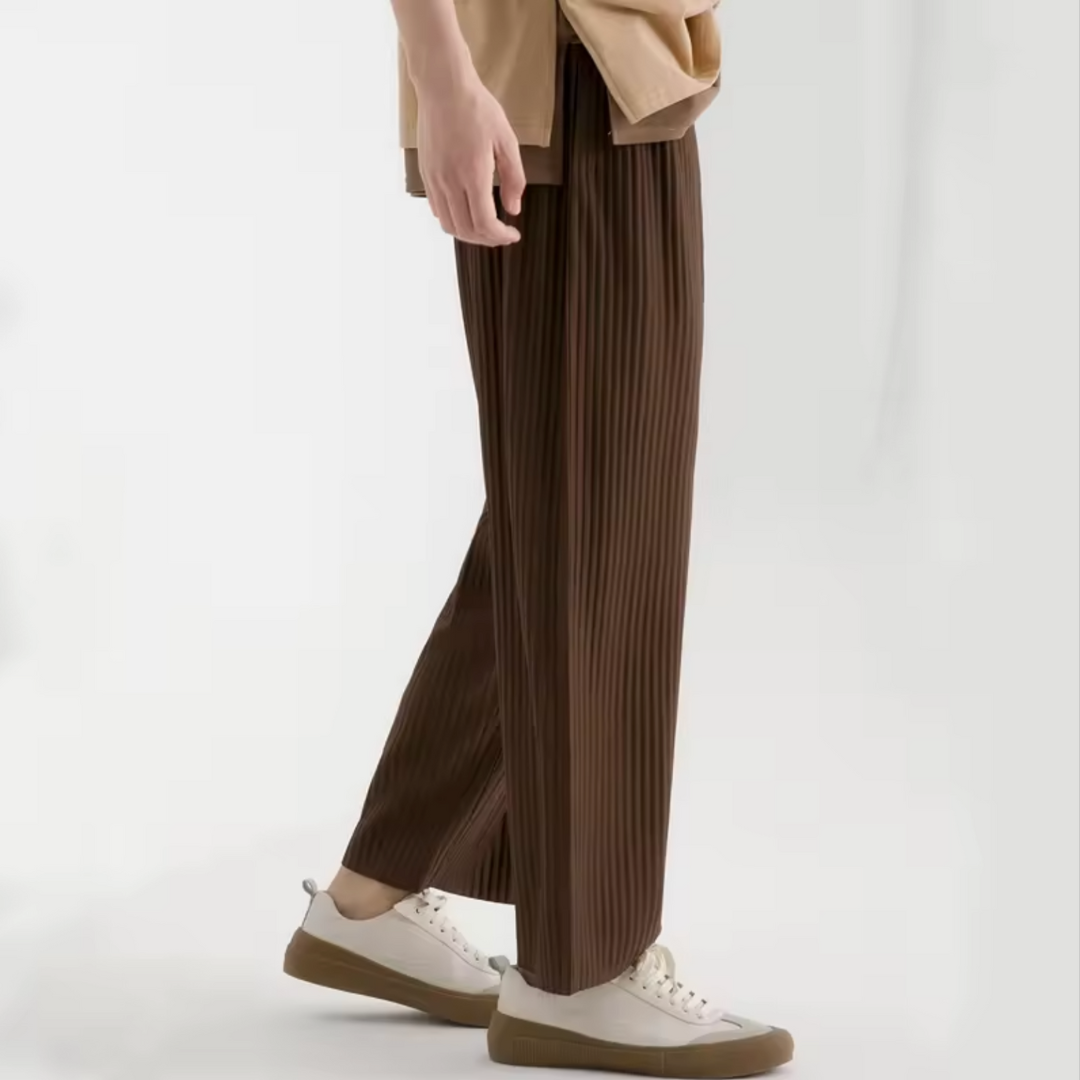 Ribbed Cotton Pantalon