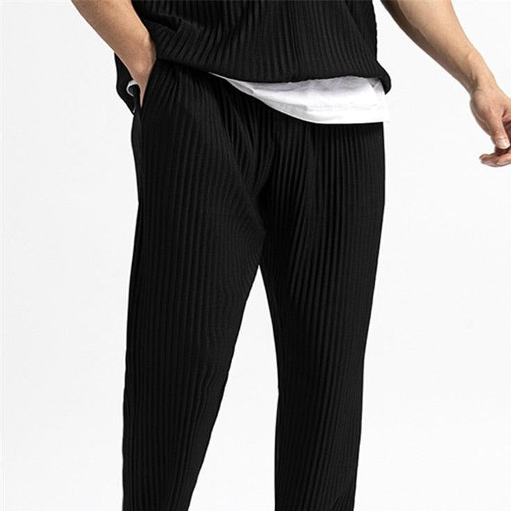 Ribbed Cotton Pantalon