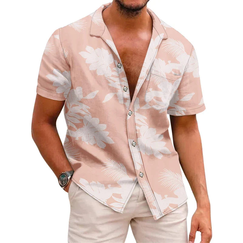 Florida Floral Summer Shirt for Men